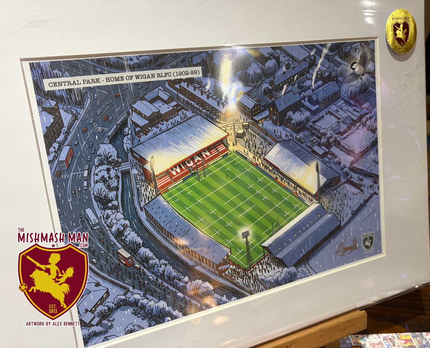 Central Park - The Home of Wigan Rugby League Club (1902-99)