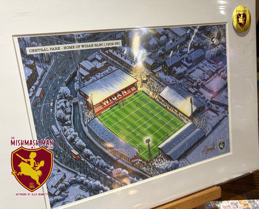 Central Park - The Home of Wigan Rugby League Club (1902-99)