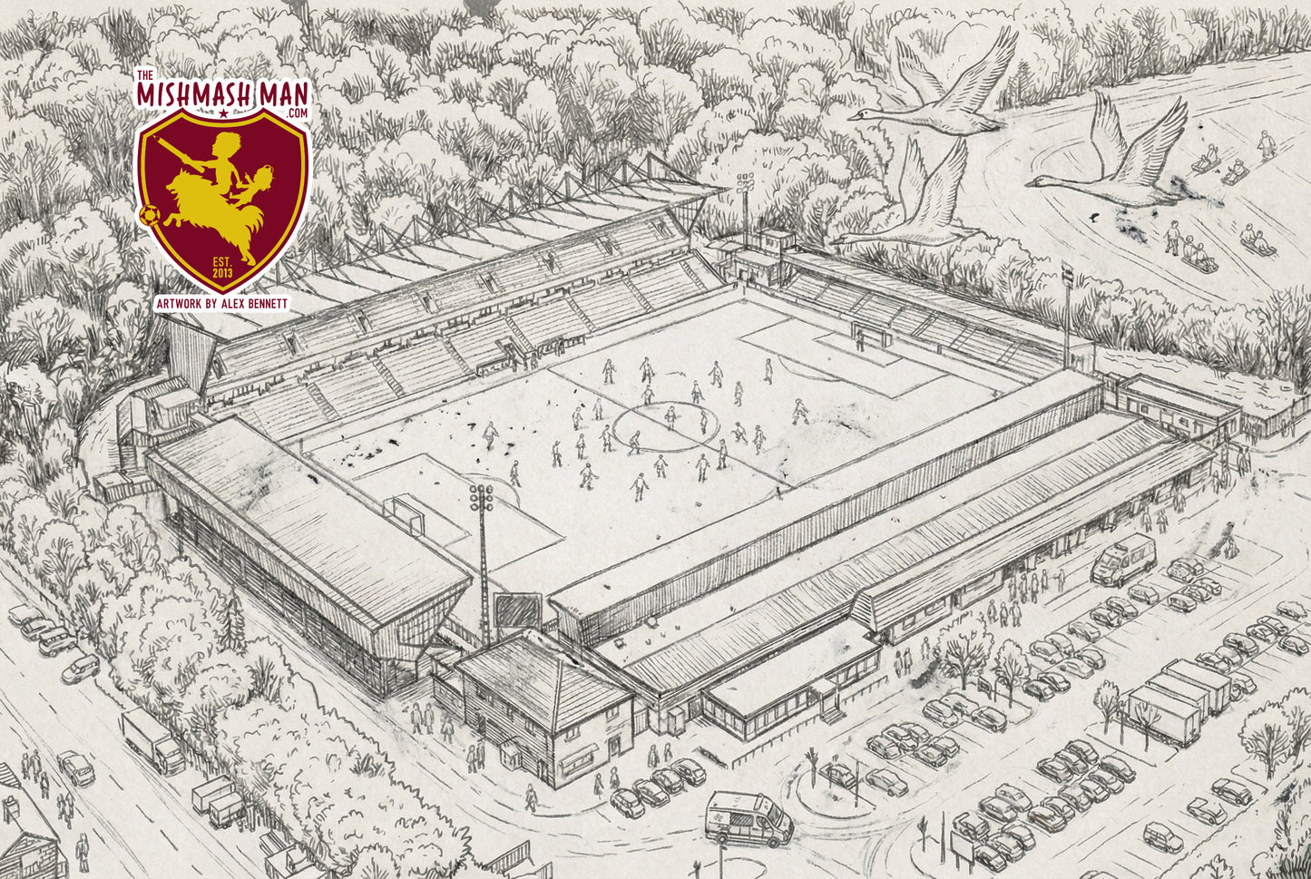 Adams Park - The Home of Wycombe Wanderers Football Club